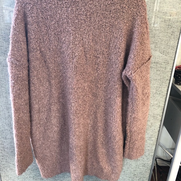 Free People blush/mauve/pink boucle sweater - Picture 6 of 7